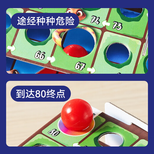 Wild Knight Flying Chess Children's Educational Toy Board Game Chess 3D Snake Chess Desktop Game Birthday Gift for Boys and Girls