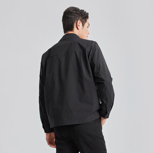 Lilang Shurote Jacket Men's Thin 25 Spring Men's Jacket Easy Care Lapel Black L170/88A