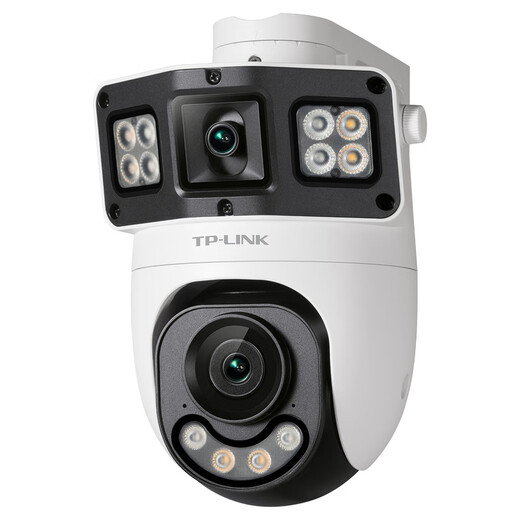 TP-link double caméra maison extérieur 4G Monitor 360 degrés pas d'angle mort avec vision nocturne Panoramique Dual Lens Dual Picture TPLINK Phone Mobile Phone Remote Plug-in Sim Traffic Carte sans WiFi [Version WiFi] 8 millions à double caméra IPC689XD-A4 Standard officiel 6 ans
