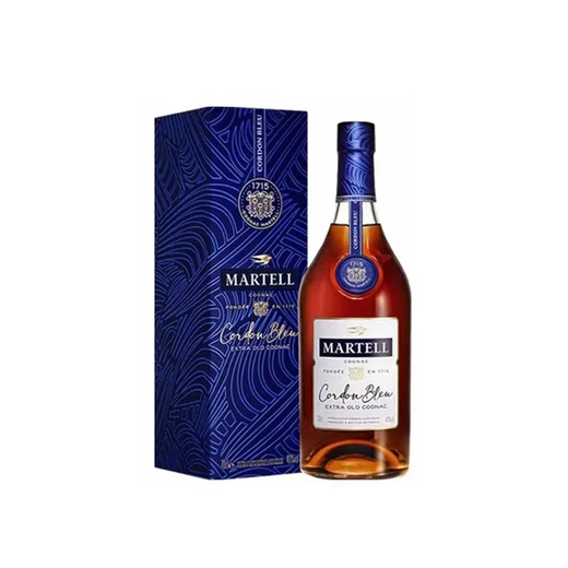 Martell Blue Belt New 1000 ml Französisch Cognac Original Flasche importiert Fremdwein (mit Box) Martell Blue Belt 1000 ml 1 Flasche Übersee Version in Übersee