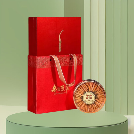 
Xina Tibet Qu high-altitude Cordyceps gift box 100 large cordyceps nourishing gift gifts for elders and parents Tibet Naqu Qu 2 1 gram 100 gift box