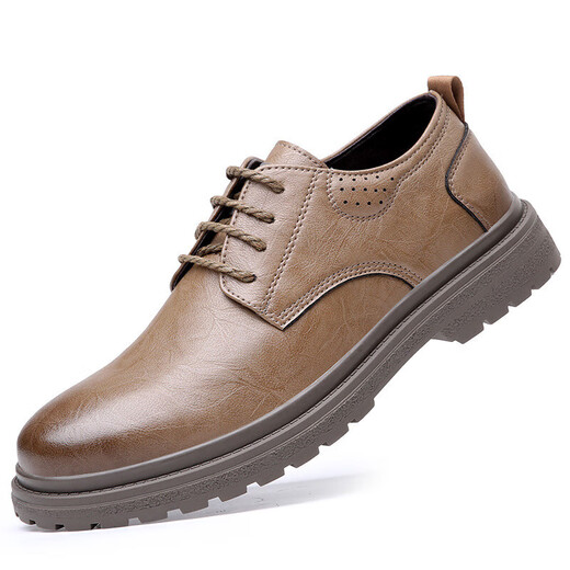 
SNGUNY high-end light luxury brand casual leather shoes for men 2025 autumn new casual shoes for men trendy business formal shoes for men men's shoes yellow 9913 39
