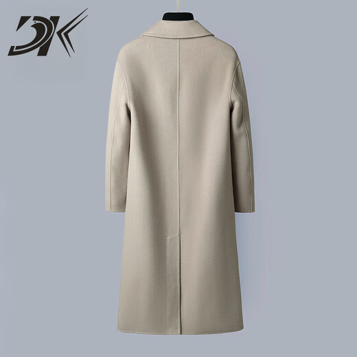 DK Men's Ablet Laine en laine Mabillement de style coréen de la longueur de la longueur de la longueur de la longueur de la longueur de la longueur de la longueur de la couleur du trench en laine pour hommes