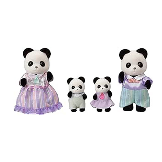 Sylvanische Familien Japanische Panda Familie spielen Haus Girl Toy Doll Anzug Geburtstag Geschenke für Kinder