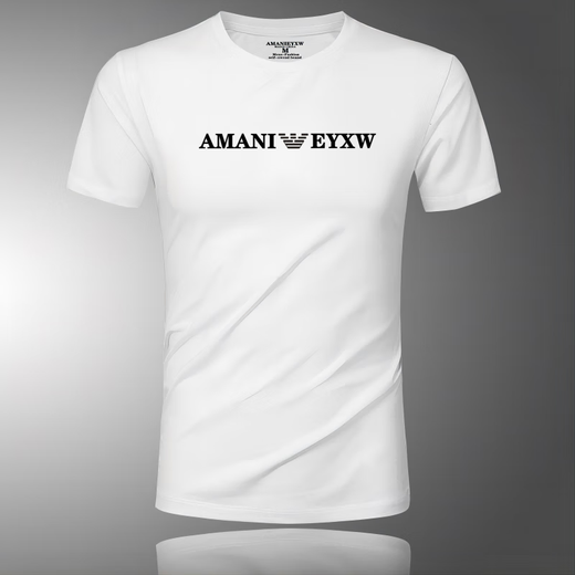 Chiarmania Hong Kong Marke Leichte Luxus sommerdünner Männer kurzärmelig rundes Hals T-Shirt Modal Jugend halbärmelig T-Shirt Herren Mode Am701 Modal kurzärmelig schwarz 3xl 170-185jin [Jin gleich 0,5 kg]