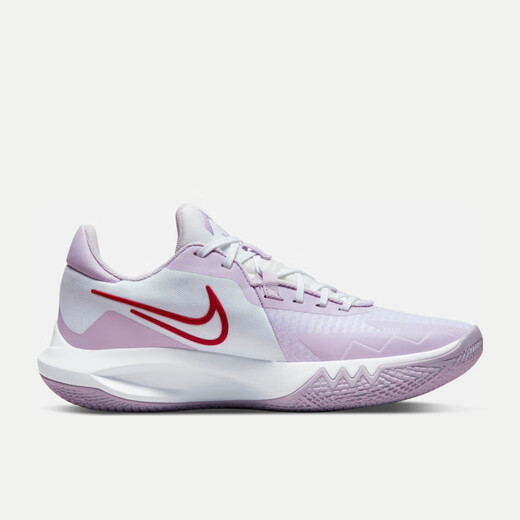 NIKE Men's Basketball Shoes PRECISION VI Low-top Sports Shoes DD9535-100 Purple 42