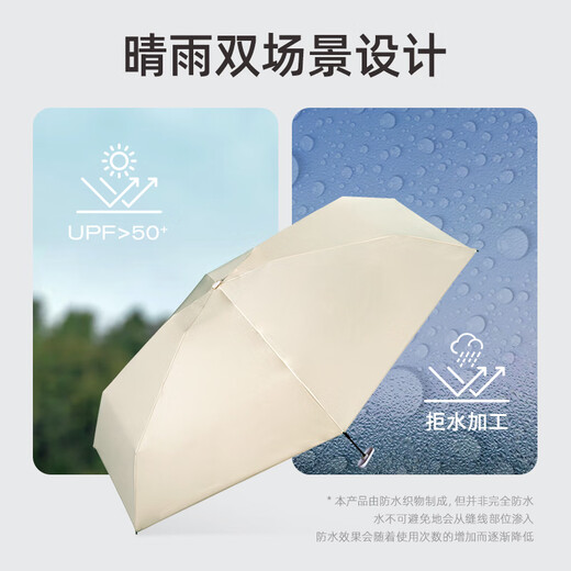
Wpc. Parasols, rain, dual-purpose umbrella outdoor Japanese mini ultralight ultraviolet sun protection sun umbrella five-fold folding umbrella pink 801-12803-102 PK