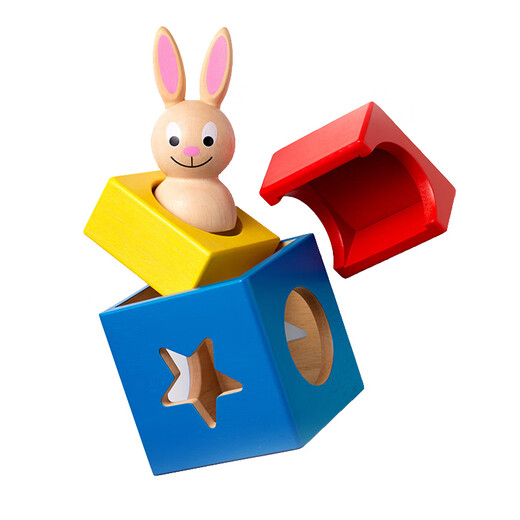 Bunny (Tubao) Bunny Magic Box Mutterland Version Kinder früh Bildungsblock Magic Box Belgian Brettspiel Intelligence Spielzeugwagen Installation
