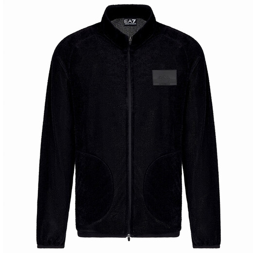 Armani / Armani EA7 Fashion masculine Fashion Casual Simple Cardigan Sweater Veste 7M000084 AF13533 Black UC001 S