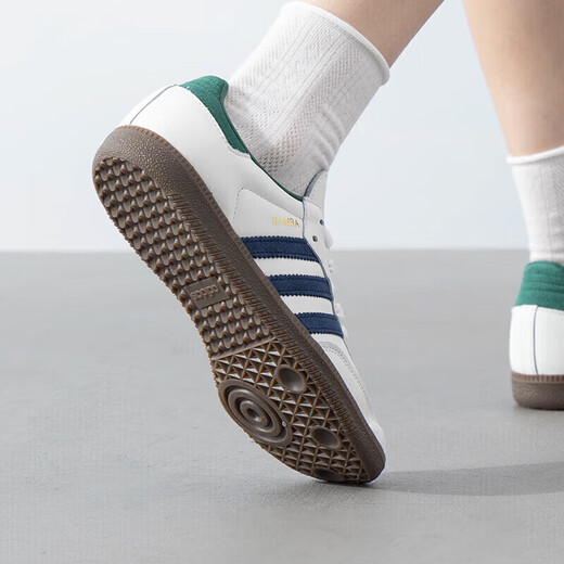 ADIDAS (Adidas) Clover Men's Shoes and Women's Shoes 25 Summer Nuevas zapatillas de zapatilla de moda T-Toe Zapatos de pareja informal Ih4882/blanco/verde/azul oscuro 44.5