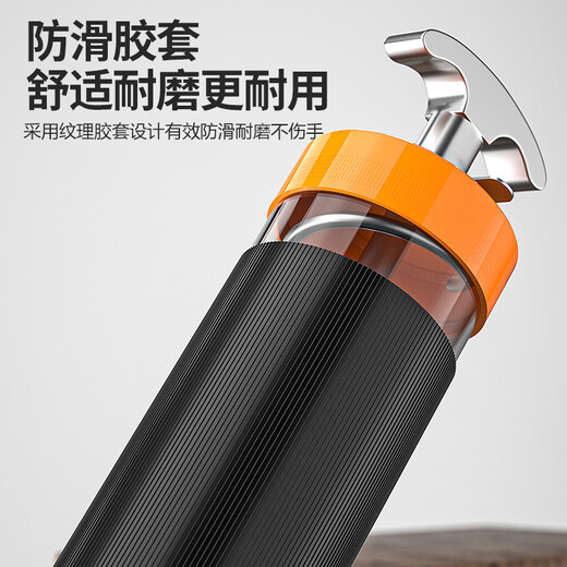 Dulan manual butter gun for gear excavators, high-pressure transparent butter gun for caterpillar butter bombs