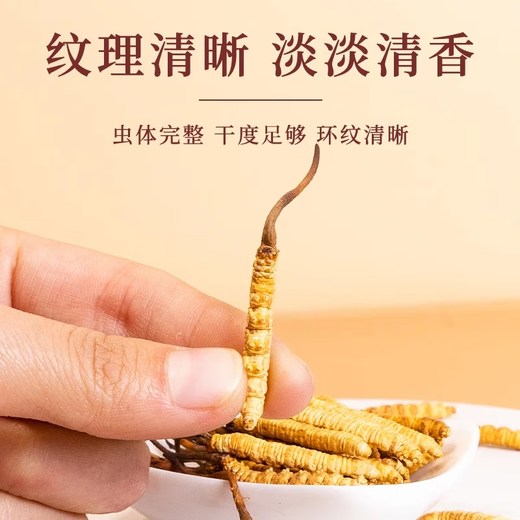 
Baiwanji Cordyceps sinensis, 2 gram of Cordyceps sinensis per gram of dry goods Cordyceps sinensis gifts 50 gift boxes