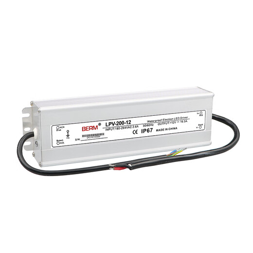 三栖虎定制防雨开关电源24V12V户外LPV广告灯箱用电源变压器50W100W200W LPV-250-12250W 12V 20A