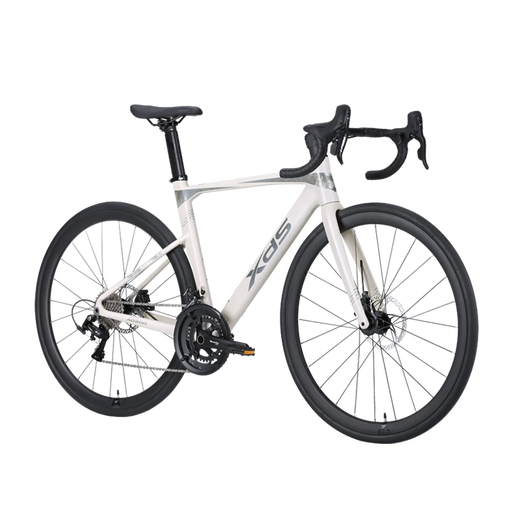 Xidesheng Road Bike 2025 AD300 Adult Cycling Sports Fitness Student Speed Transmission Bike White Snake 20 Speed 510mm