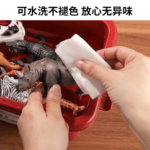百乐森儿童仿真动物模型早教生日礼盒玩具农场系宝宝启蒙认知动物园18件