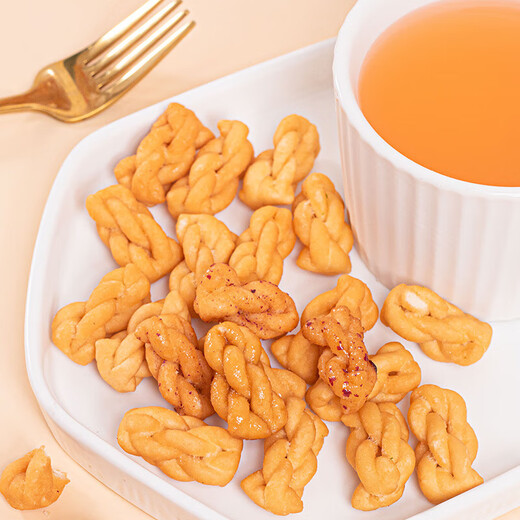 Small twists, crispy snacks, individually packaged snacks, snacks, dormitory full box wholesale, 420 packs, stock up, mixed flavors