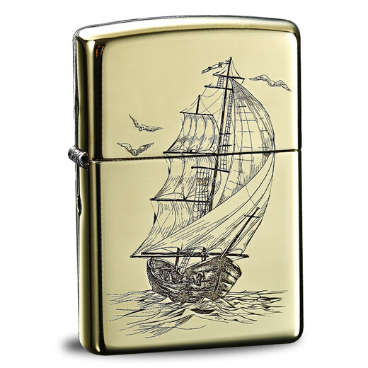 Zippo Lighter Original Genuine Brass es suave para los ancianos, el latón de keroseno a prueba de viento personalizado es suave para - Versión independiente DY9902DK
