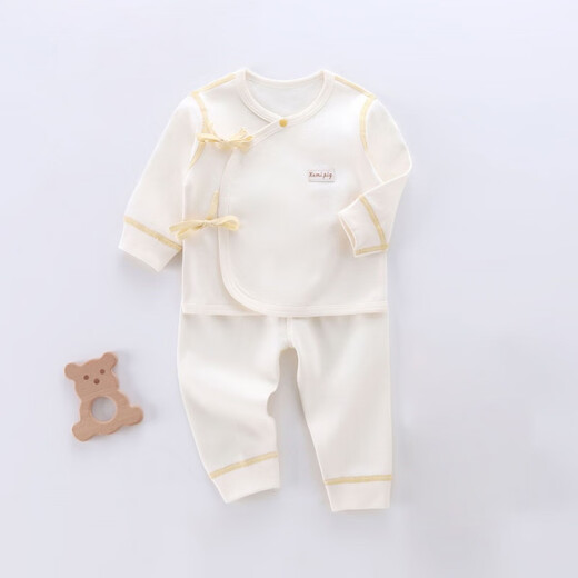 
Disney baby clothes newborn split set pure cotton children's spring and autumn newborn monk full moon suit four seasons pajamas boneless 12245 brown bear 66cm 66 (March-June)