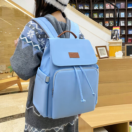 Yixuan Mommy Bag Backpack Multifunctional Large Capacity Can Be Carry Out with Mom Mother and Baby Bag to Work and Breast Bag Black