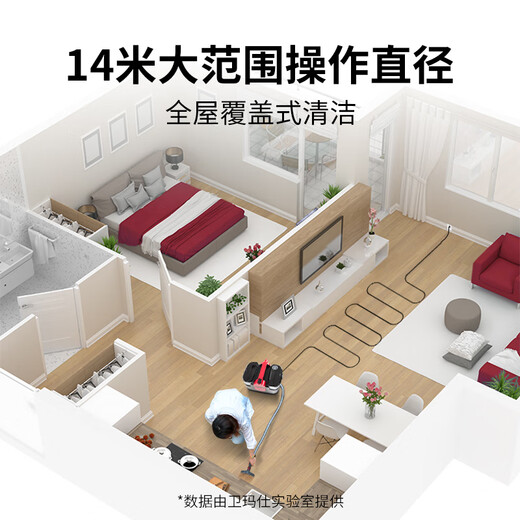 Vacmaster American Vacmaster fabric cleaning machine, small carpet cleaning machine, household high-temperature suction all-in-one, cleaning sofas, curtains, cars, cat hair odors, mattresses without disassembly and washing, high-temperature fabric sofa, curtains, carpets and mattress cleaning machines