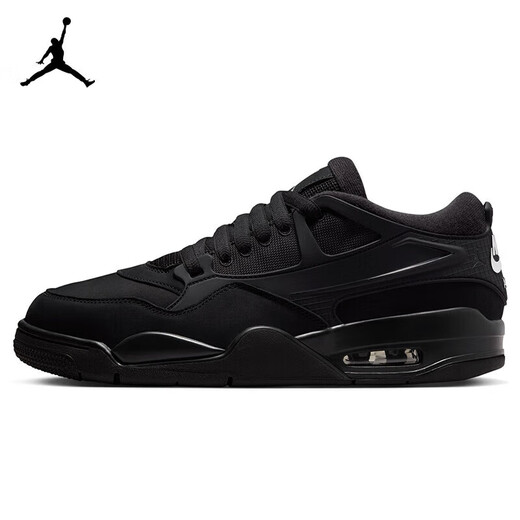 Jordan men's casual shoes Jordan AJ4 non-slip wear-resistant JORDAN 4 RM sneakers FQ7939-004 black 42