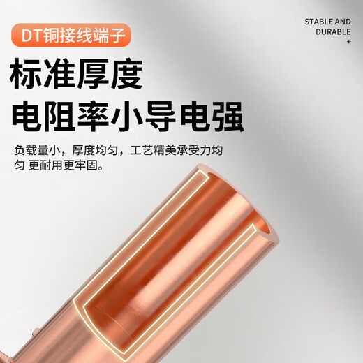 Bornier à nez en cuivre DT, fil de cuivre épais et connecteur de câble, 1016253595185 mètres carrés, cuivre épais DT16