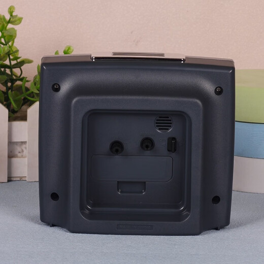 Estudiante de estilo nuevo Bawang con despertador súper tranquilo con luces nocturnas para niños Batería de artefacto simple de despertar batería a mano azul 3291