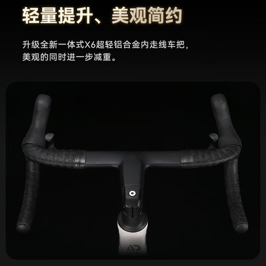 Xidesheng Road Bike 2025 AD300 Adult Cycling Sports Fitness Student Speed Transmission Bike White Snake 20 Speed 510mm