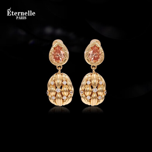 Eternelle French eternal original design wheat earrings women's fashionable and elegant earrings light luxury high-end earrings