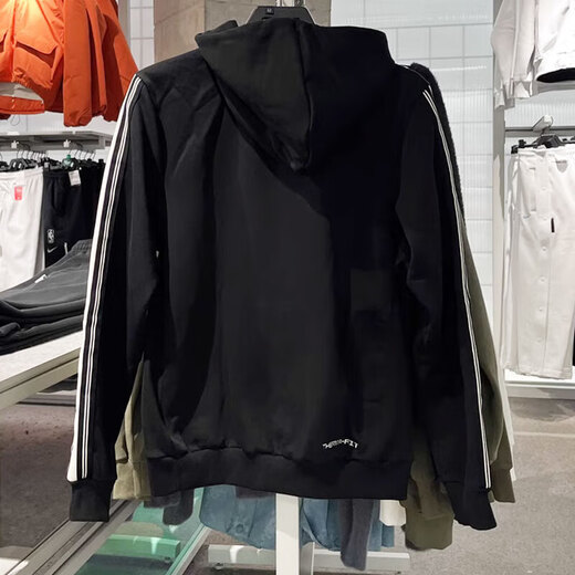 Nike-Paar Sweatshirt Herren und Frauen Herbst und Winter Lauftraining Sportswear Kapuzeplüsch Plüsch verdickter warmer Pullover HJ3882-010 Schwarzes Innenfutter m
