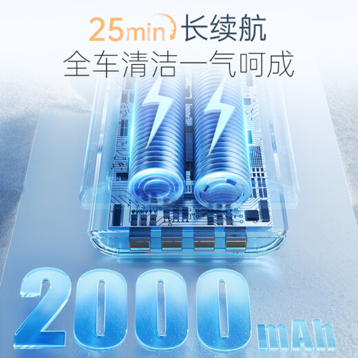 摩飞电器车载家用吸尘器强力大吸力手持无线吸尘器吸吹一体车家两用MR3937 白色