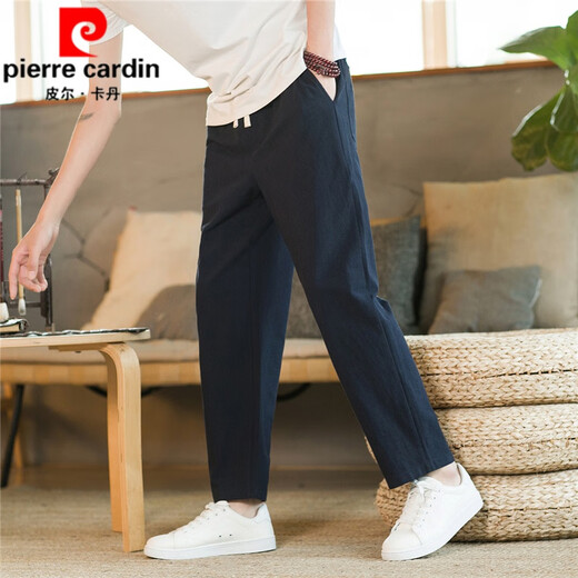 PANTRE CARDIN COTTON LINEN PANTS MEN'S SUMME PANTAL PANTAL DE NOUVEAU MENS