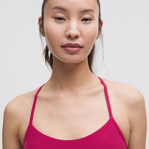 lululemon丨Flow Y Nulu™ 女士运动内衣 LW2D88A 烟雾品红 S