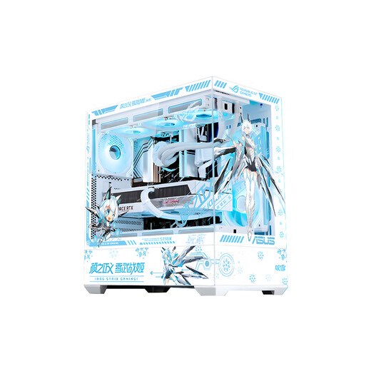 ASUS Tianxuan 5070/5060Ti/5060 graphics card AMD Ryzen 9700X/9800X3D assembled computer 3D game DIY host Fubuki Hime mod custom chassis desktop machine R7 9800X3D + ASUS Tianxuan 5070 configuration eight