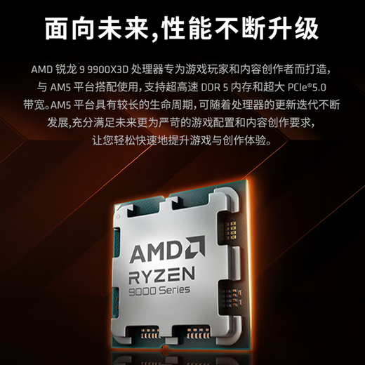 AMD Ryzen 7 9800X3D 9950X3D game processor 16 cores 32 threads 144MB game cache acceleration frequency up to 5.7G New loose Chinese boxed CPU Ryzen 9 9900X3D 12 cores 24 threads Chinese original box