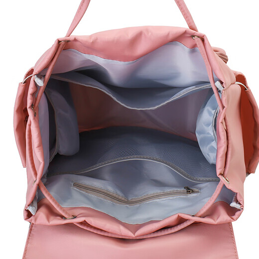 Yixuan Mommy Bag Backpack Multifunctional Large Capacity Can Be Carry Out with Mom Mother and Baby Bag to Work and Breast Bag Black