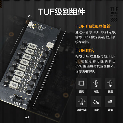 ASUS TUF GeForce RTX 5070 Ti O16G GAMING eSports gaming graphics card