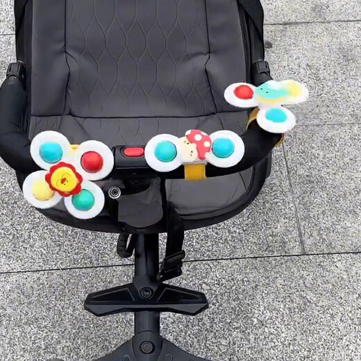 Woug Baby Stroller Costeo de juguete FIJO Moldista de viento Copa de succión Camiseta de bebé
