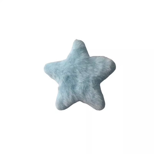 【毛绒五角星发夹】多巴胺女孩星星鸭嘴夹成人小孩通用发饰头饰 毛绒星星发卡2个（随机色）