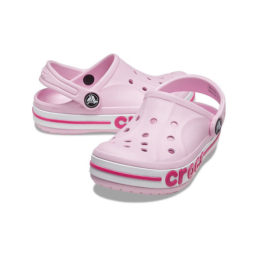 Crocs Bey Kaluban Chaussures pour enfants Chaussures de plage Chaussures de plage garçons et pantoufles de sac pour filles / 207018/207019 POUDRE DE BALLET / POUDGE DE CANDY-6TG 28 (165 mm)