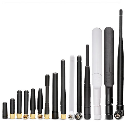 汇君 2.4G/5.8G双频胶棒天线wifi蓝牙监控网桥ZigBee路由器SMA外置 2.4G5.8G双频10dBi20cmSMA内针黑(1个)