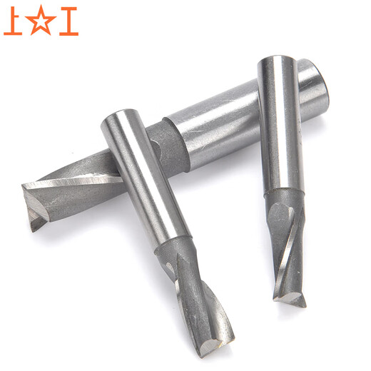 Shanggong 10 pieces straight shank keyway end mill 4mm 2-edge two-tooth keyway end mill