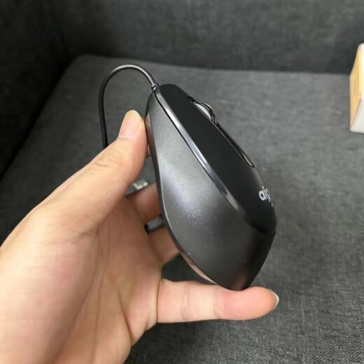 爱国者（aigo）Q829有线光电鼠标 男女款商务办公耐用家用笔记本台式通用 黑色