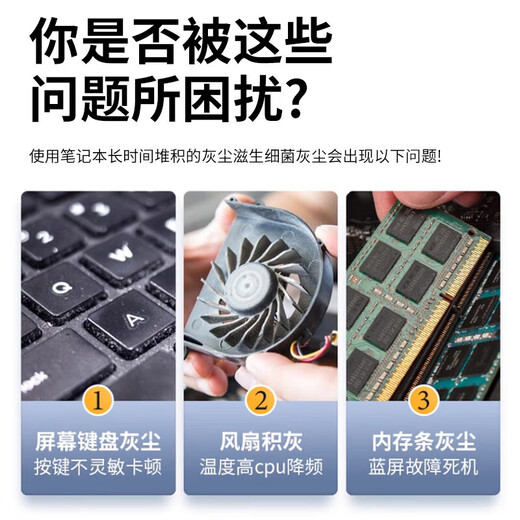 Xianming Screwdriver Set Laptop Dust Cleaning Set Silicone Grease Replacement Computer Dust Cleaning and Disassembly Tools Plus Cleaning Fan for Dust Removal Lenovo Savior Special Cleaning Set 43 Pieces