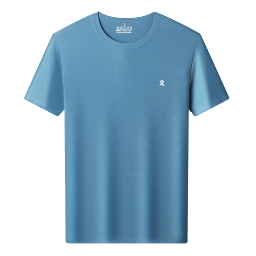 
MONTAGUT 2025 Spring and Autumn (MONTAGUT) short-sleeved T-shirt for men's mulberry silk traceless and non-iron men's T-shirt summer casual KSP-J13576 white L 170 [Suggested 115-130Jin [Jin equals 0.5 kg]]