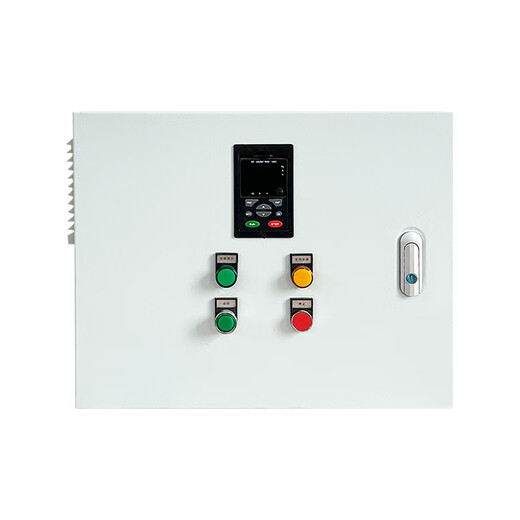 Constant voltage water supply control cabinet three-phase 380V motor water pump fan frequency conversion cabinet PLC automatic distribution box customization 380V 3KW