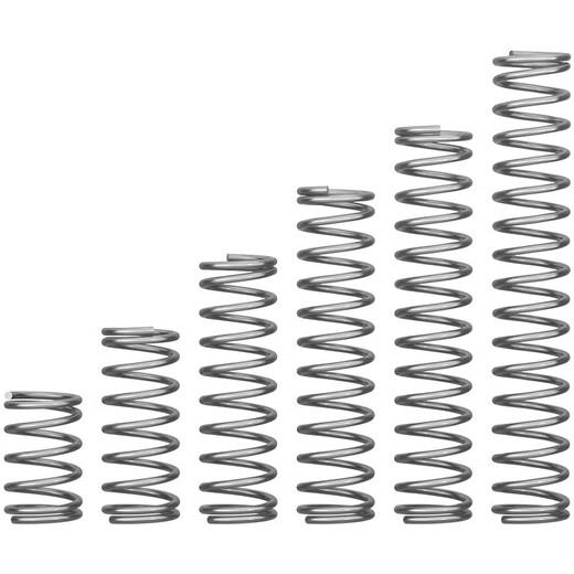 Tianzhuo hardware wire diameter 0.4 0.5 0.6mm spring steel compression spring compression pressure spring shock absorption return Y-shaped spring 0.4*3*5 20 pieces