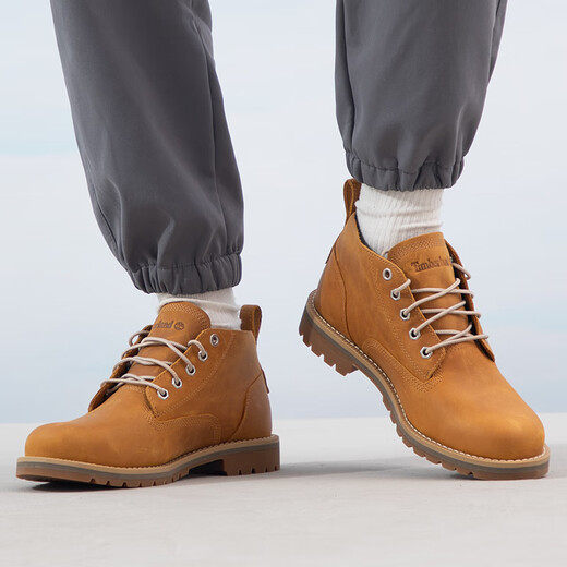 Timberland Timberland men's shoes Martin boots Spring and Autumn Outdoor Hiking Boots Wear-resistant Commuter Business Mid-top Leather Shoes A2AKT231 43