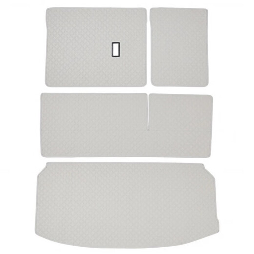 Подходит для 24 Buick GL8 Trunk Pads, полных багажных прокладков, защитных прокладок Phev Luzun, внутренних принадлежностей, Buick GL8-Blue-Main Pad + 4-часовой набор Backrest (GL8PHEV Seven-Seater (4199/3899)