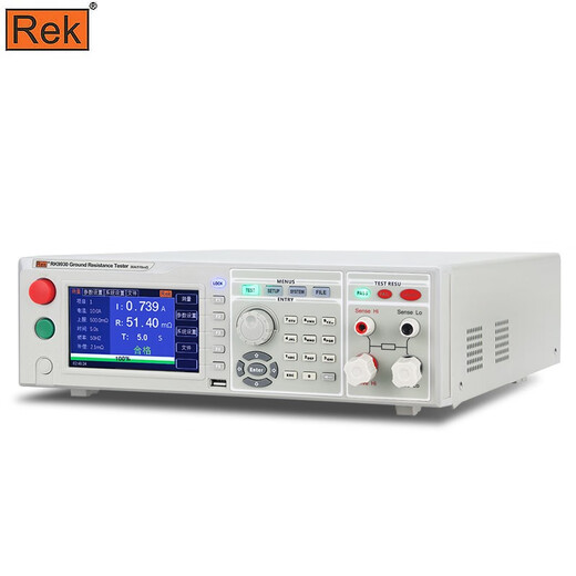 MERIK RK9930 Control del programa Resistencia al suelo Tester de 5 pulgadas TFT LCD Pantalla 3060A Rango actual RK9930